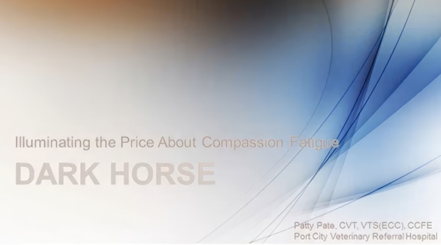 A Dark Horse: Illuminating the Price of Compassion Fatigue